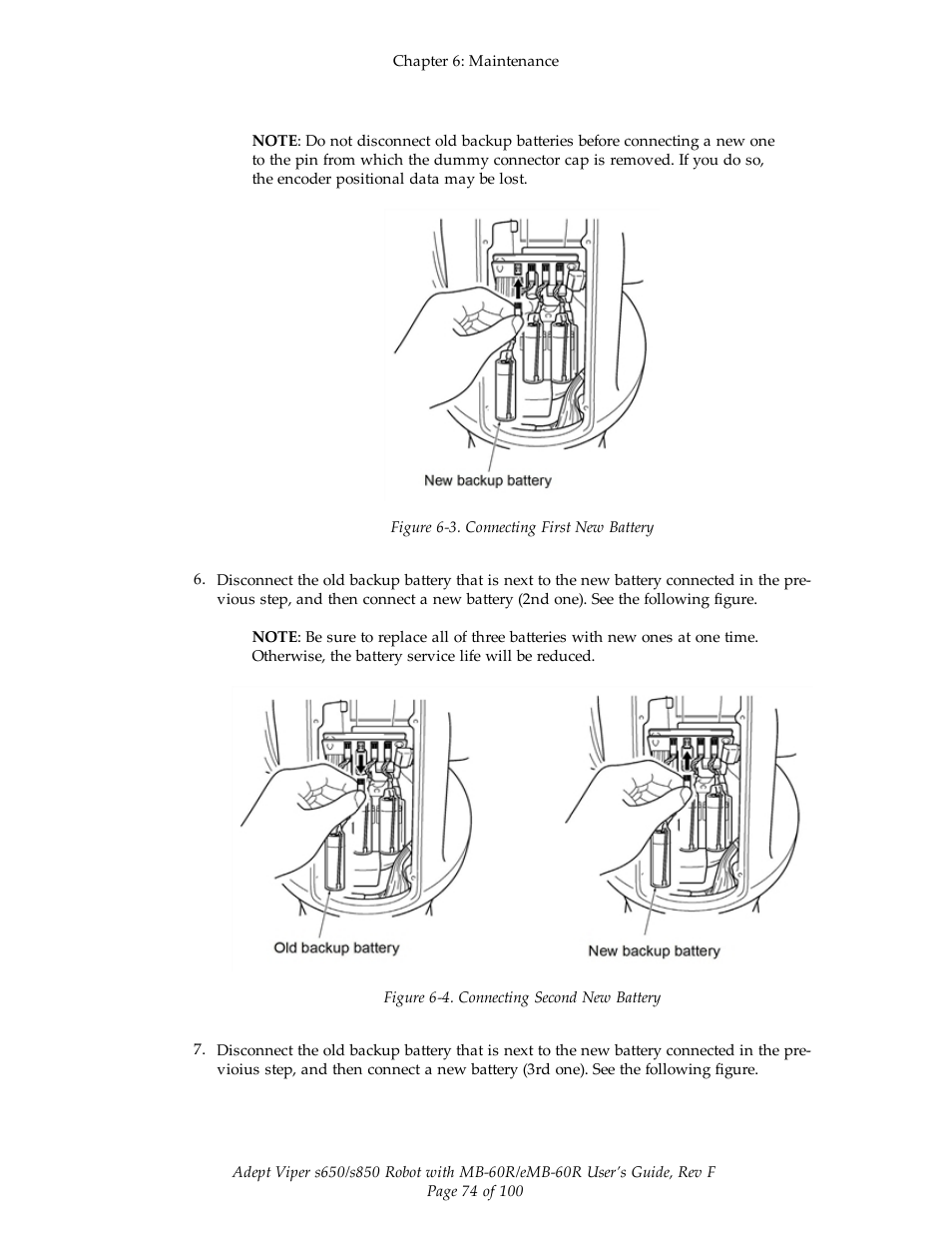 Adept s650 Viper User Manual | Page 74 / 100