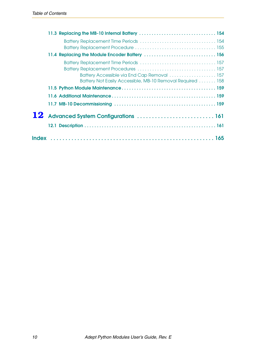 Adept Python User Manual | Page 10 / 170