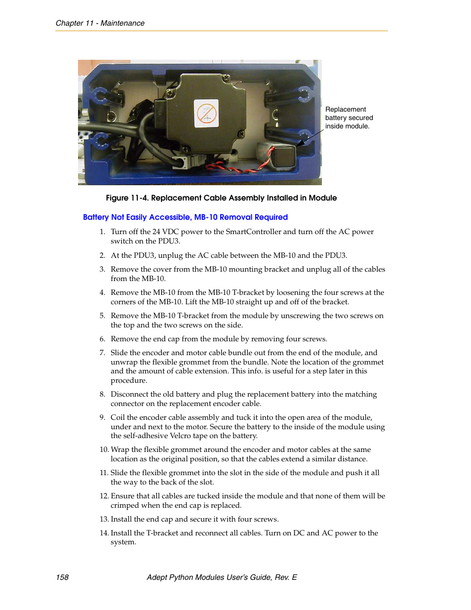 Adept Python User Manual | Page 158 / 170