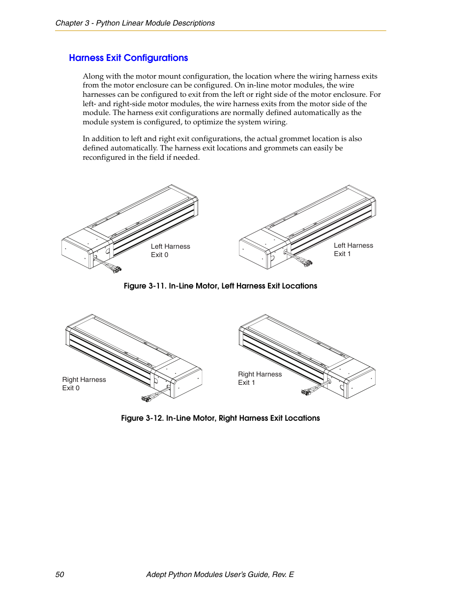 Harness exit configurations | Adept Python User Manual | Page 50 / 170