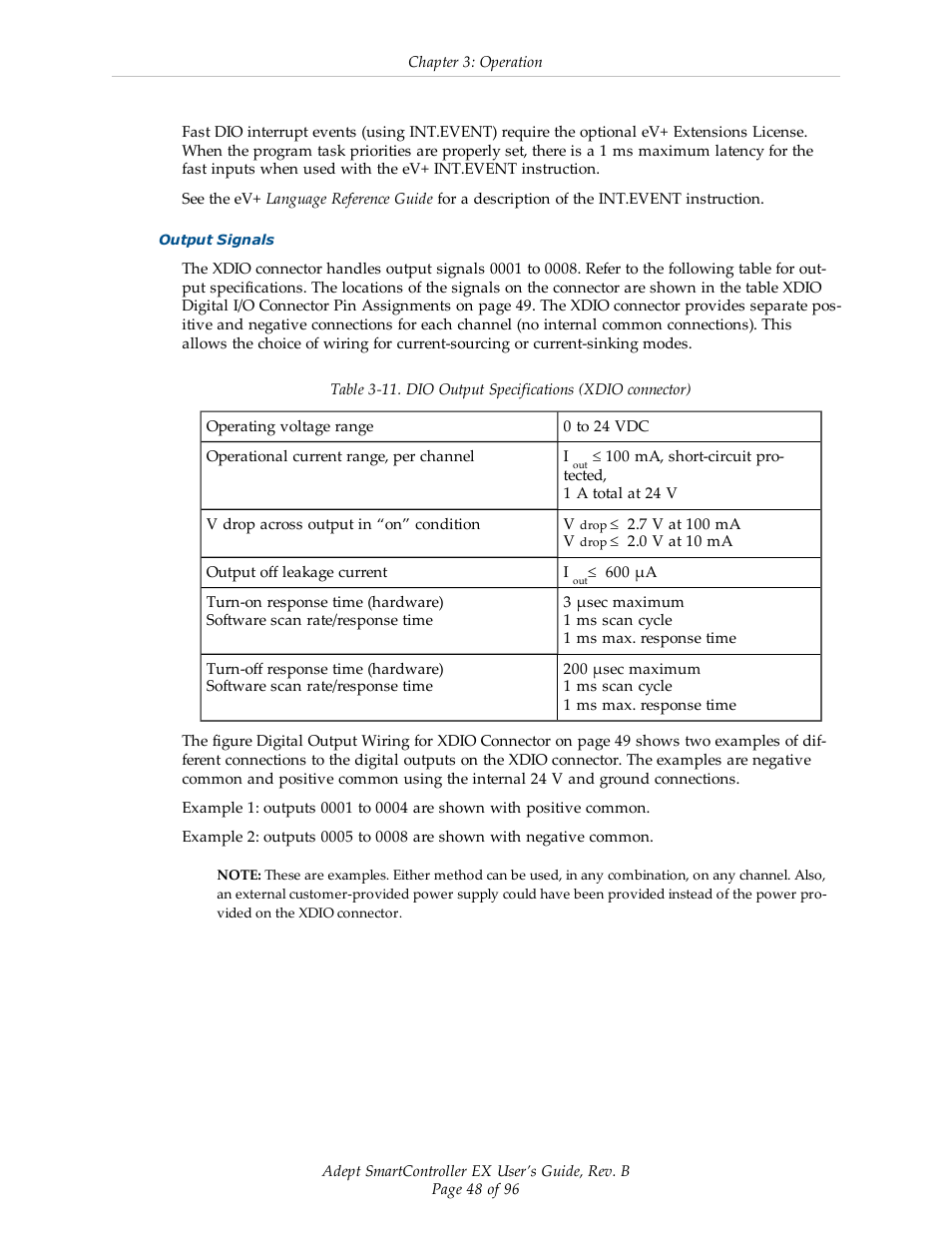 Adept EX SmartContoller User Manual | Page 48 / 96