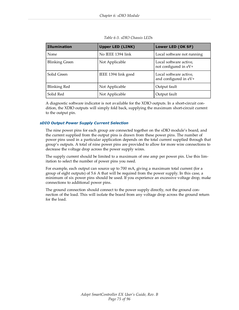 Adept EX SmartContoller User Manual | Page 75 / 96