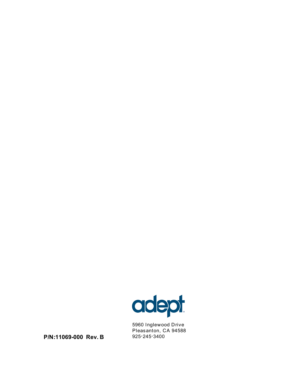 Adept EX SmartContoller User Manual | Page 96 / 96