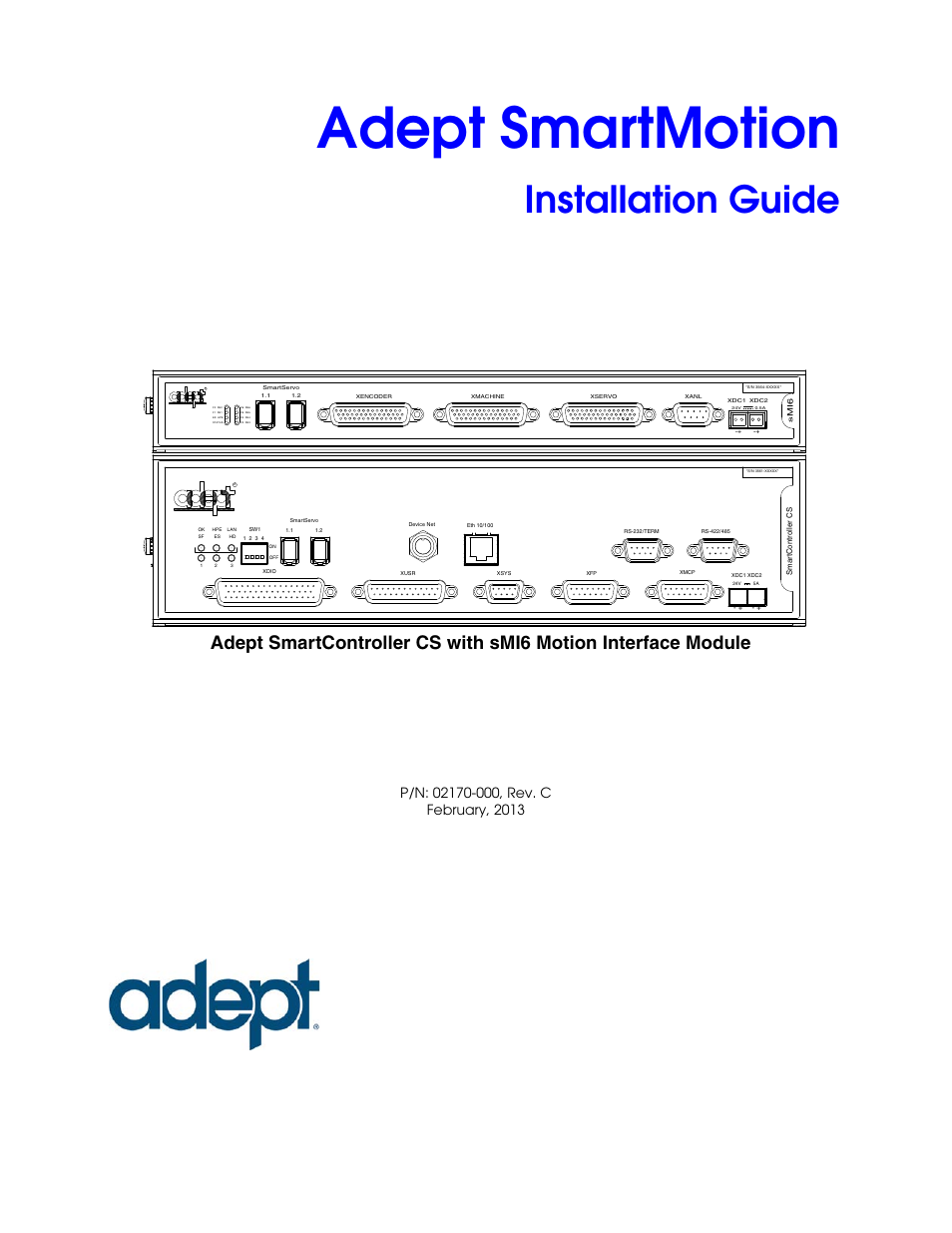 Adept smartmotion, Installation guide | Adept SmartMotion User Manual | Page 3 / 60