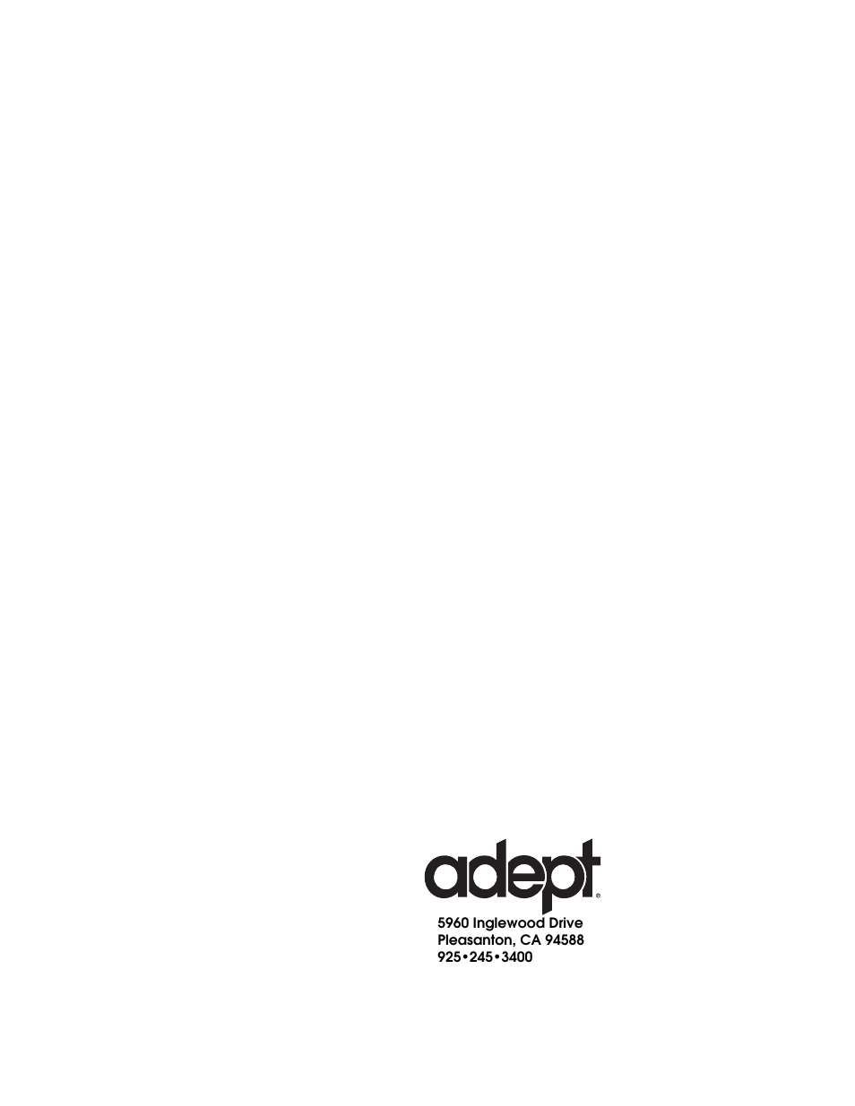 Adept SmartMotion User Manual | Page 60 / 60