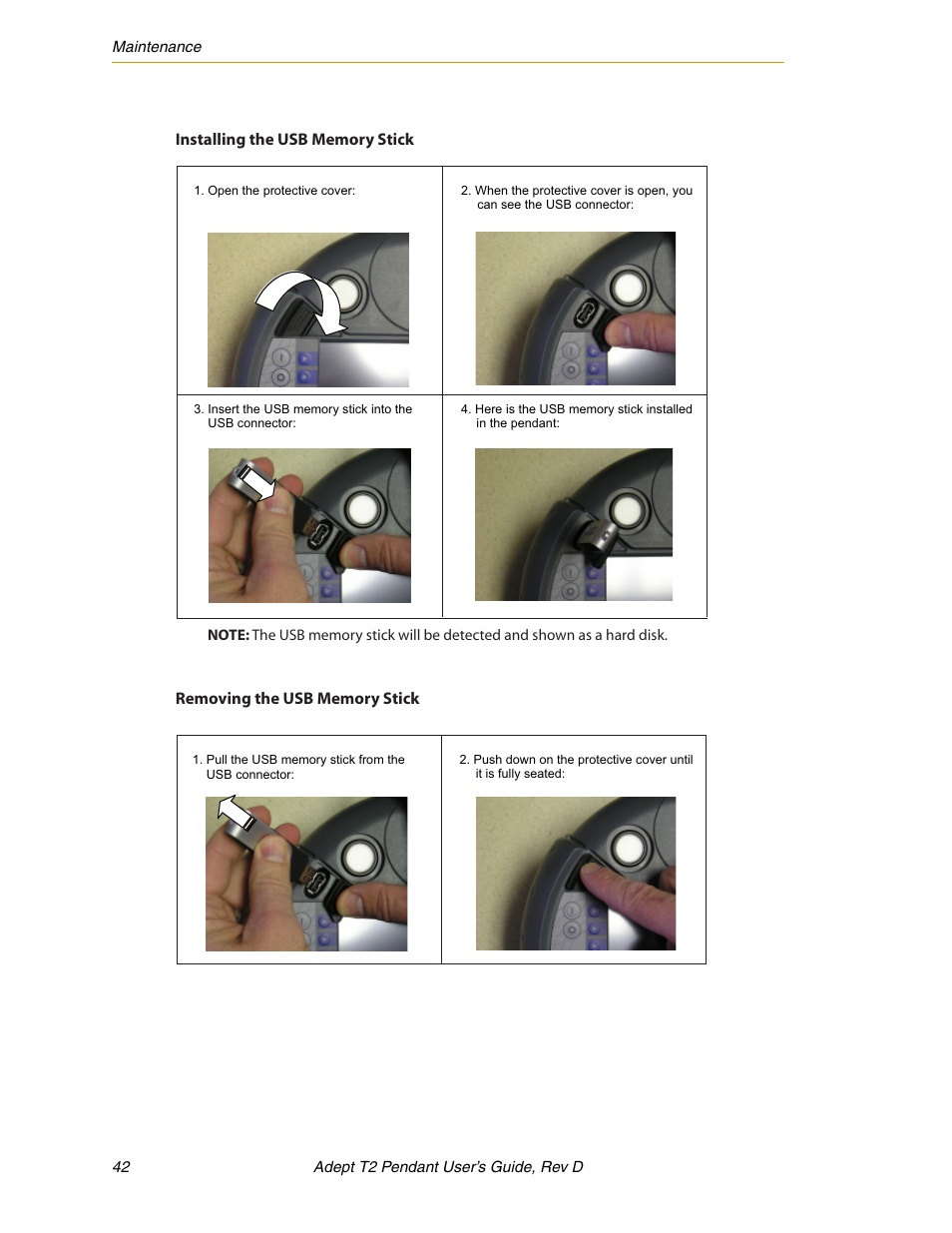Adept T2 Pendant User Manual | Page 42 / 50