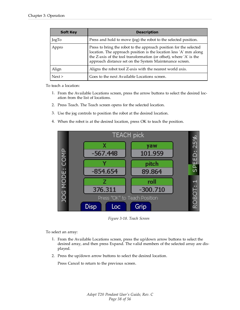 Adept T20 Pendant User Manual | Page 38 / 56