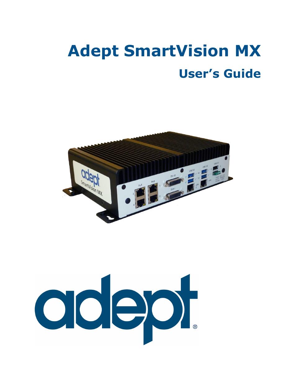 Adept Smart Vision MX User Manual | 34 pages