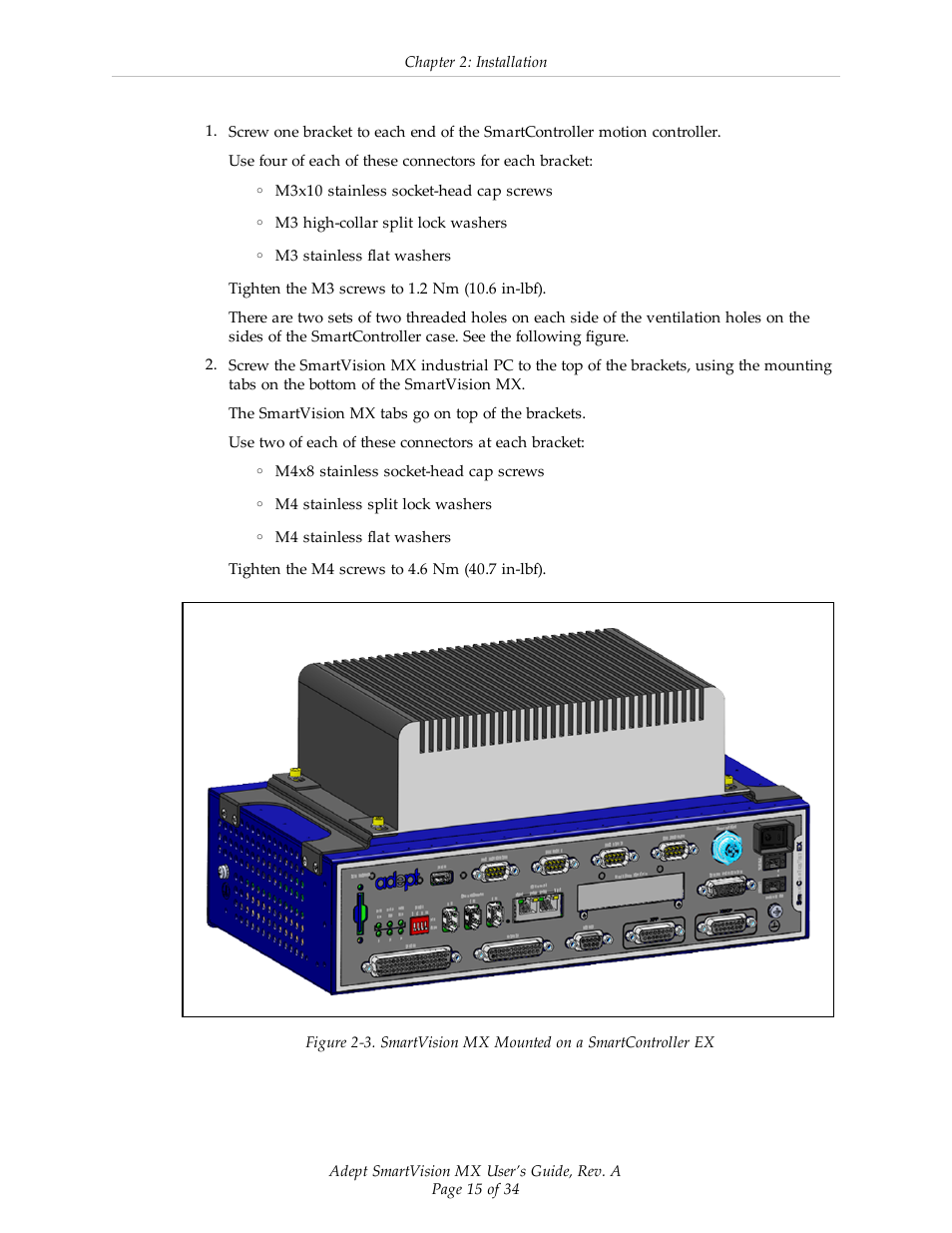 Adept Smart Vision MX User Manual | Page 15 / 34