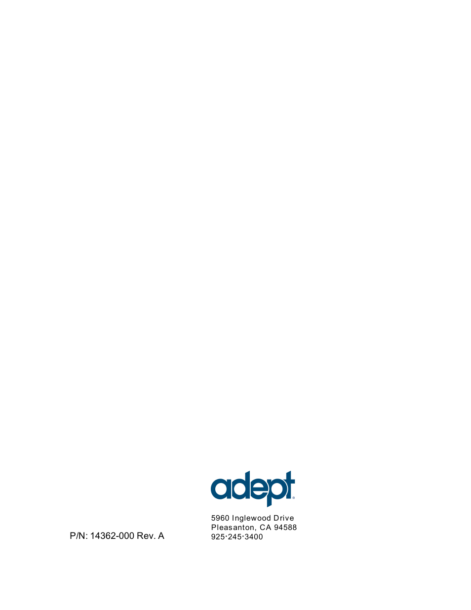 Adept Smart Vision MX User Manual | Page 34 / 34