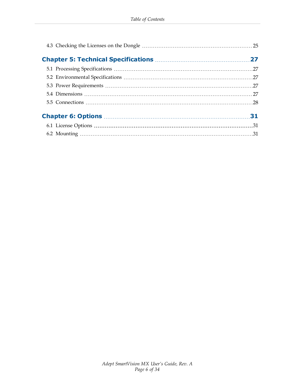 Adept Smart Vision MX User Manual | Page 6 / 34