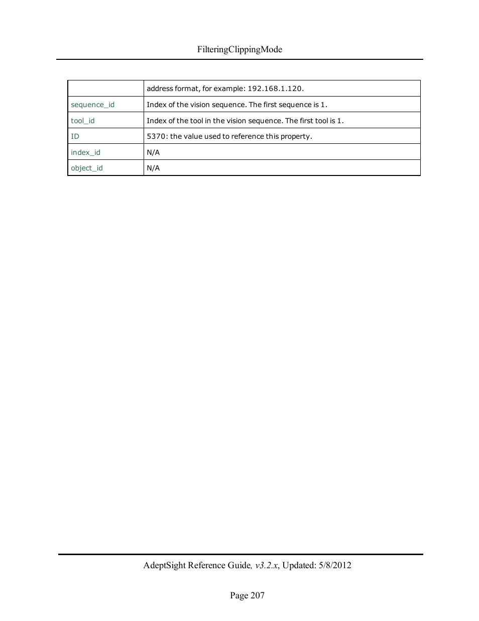 Adept AdeptSight Reference Guide User Manual | Page 207 / 579