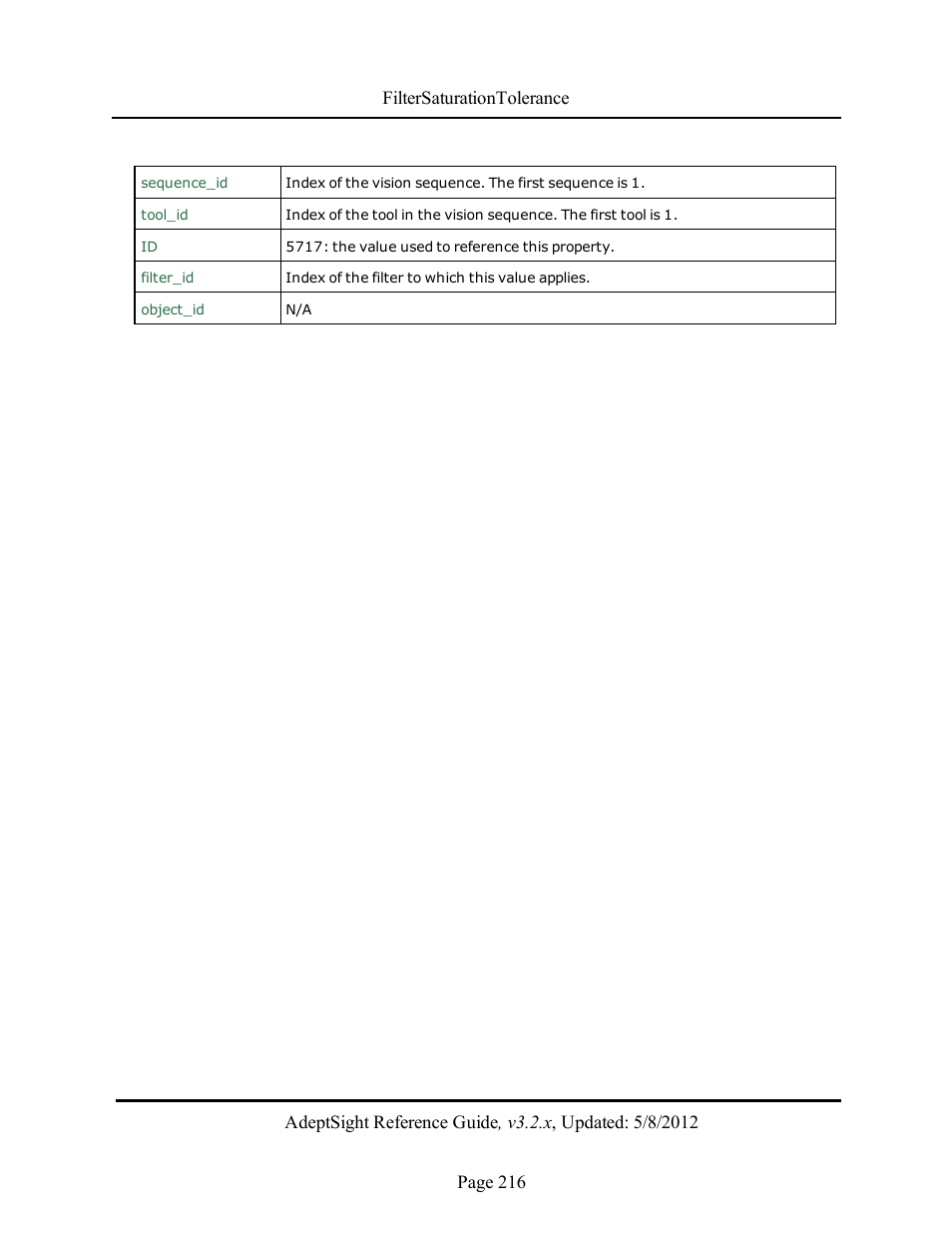 Adept AdeptSight Reference Guide User Manual | Page 216 / 579