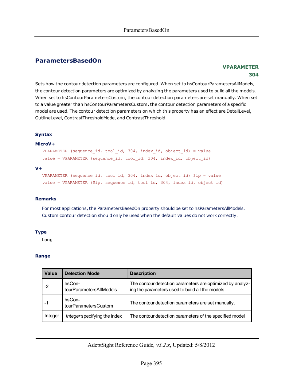 Parametersbasedon | Adept AdeptSight Reference Guide User Manual | Page 395 / 579