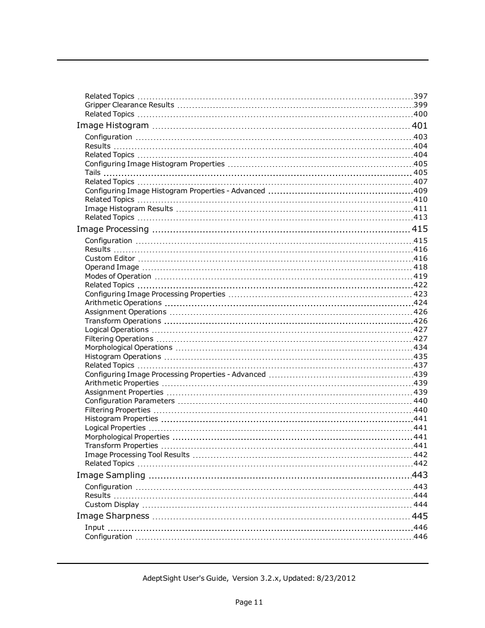 Adept AdeptSight User Guide User Manual | Page 11 / 646