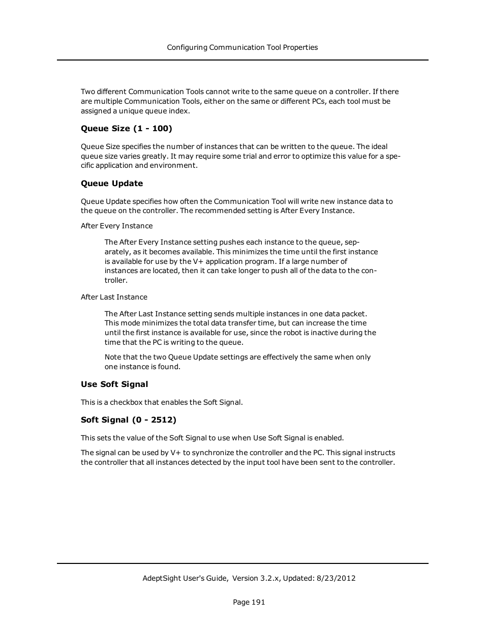 Adept AdeptSight User Guide User Manual | Page 191 / 646