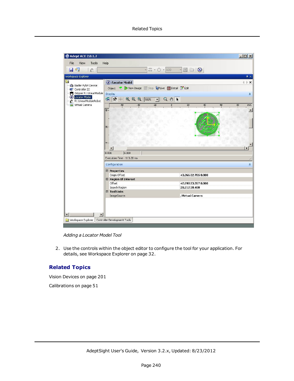 Related topics | Adept AdeptSight User Guide User Manual | Page 240 / 646