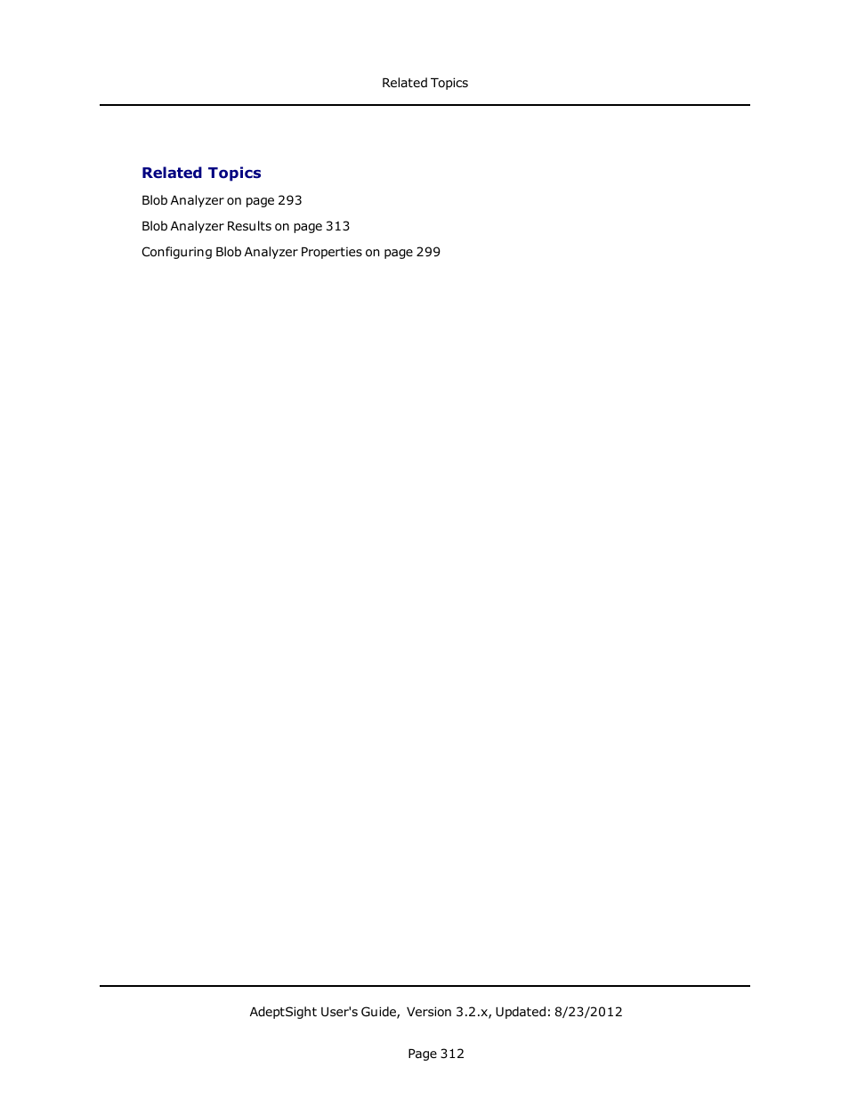 Related topics | Adept AdeptSight User Guide User Manual | Page 312 / 646