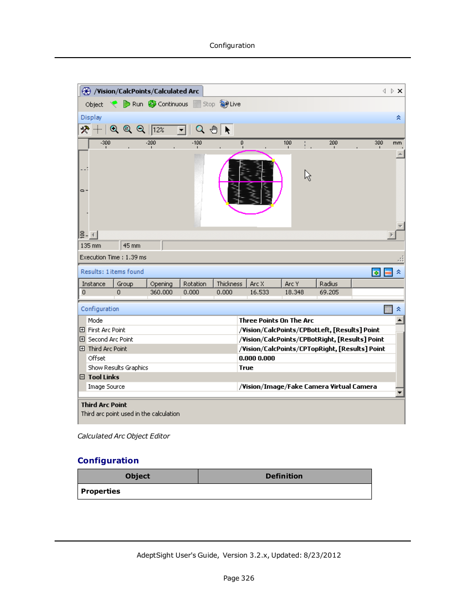 Configuration | Adept AdeptSight User Guide User Manual | Page 326 / 646