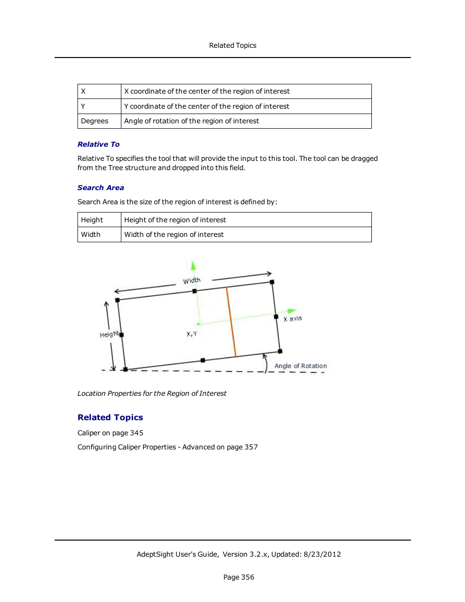 Related topics | Adept AdeptSight User Guide User Manual | Page 356 / 646