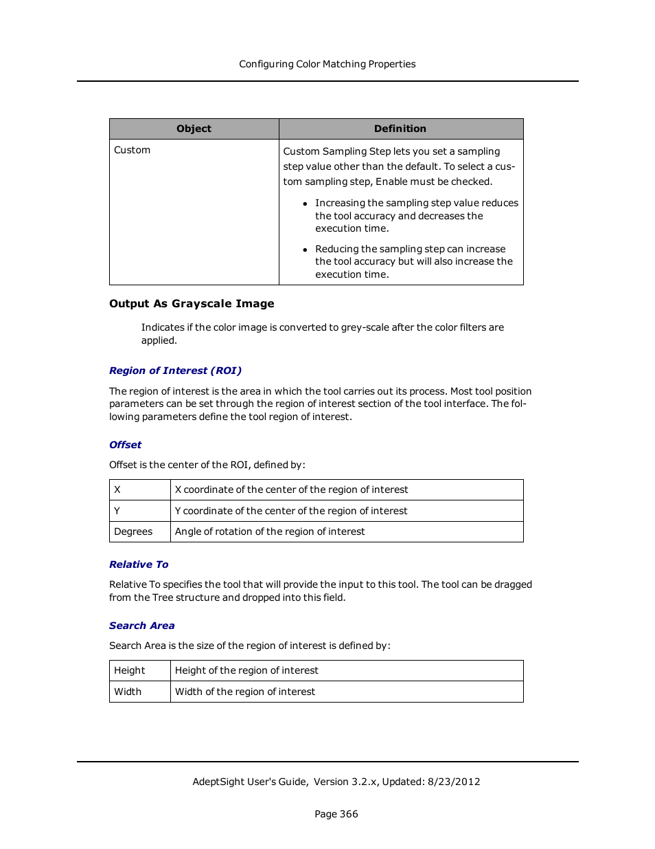 Adept AdeptSight User Guide User Manual | Page 366 / 646