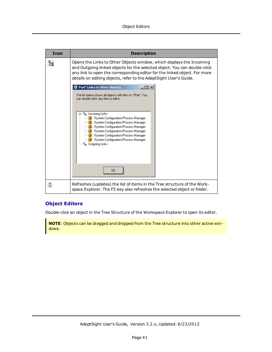 Object editors | Adept AdeptSight User Guide User Manual | Page 41 / 646