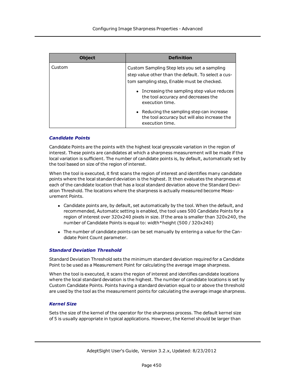 Adept AdeptSight User Guide User Manual | Page 450 / 646