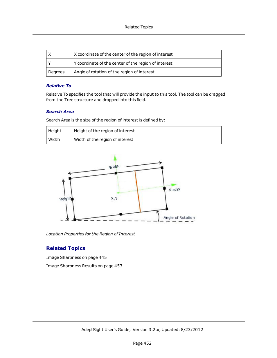 Related topics | Adept AdeptSight User Guide User Manual | Page 452 / 646