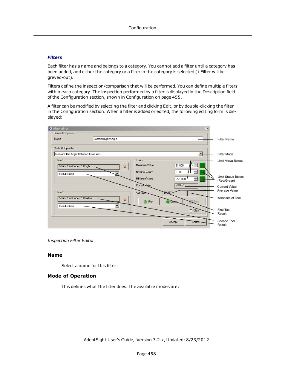 Adept AdeptSight User Guide User Manual | Page 458 / 646