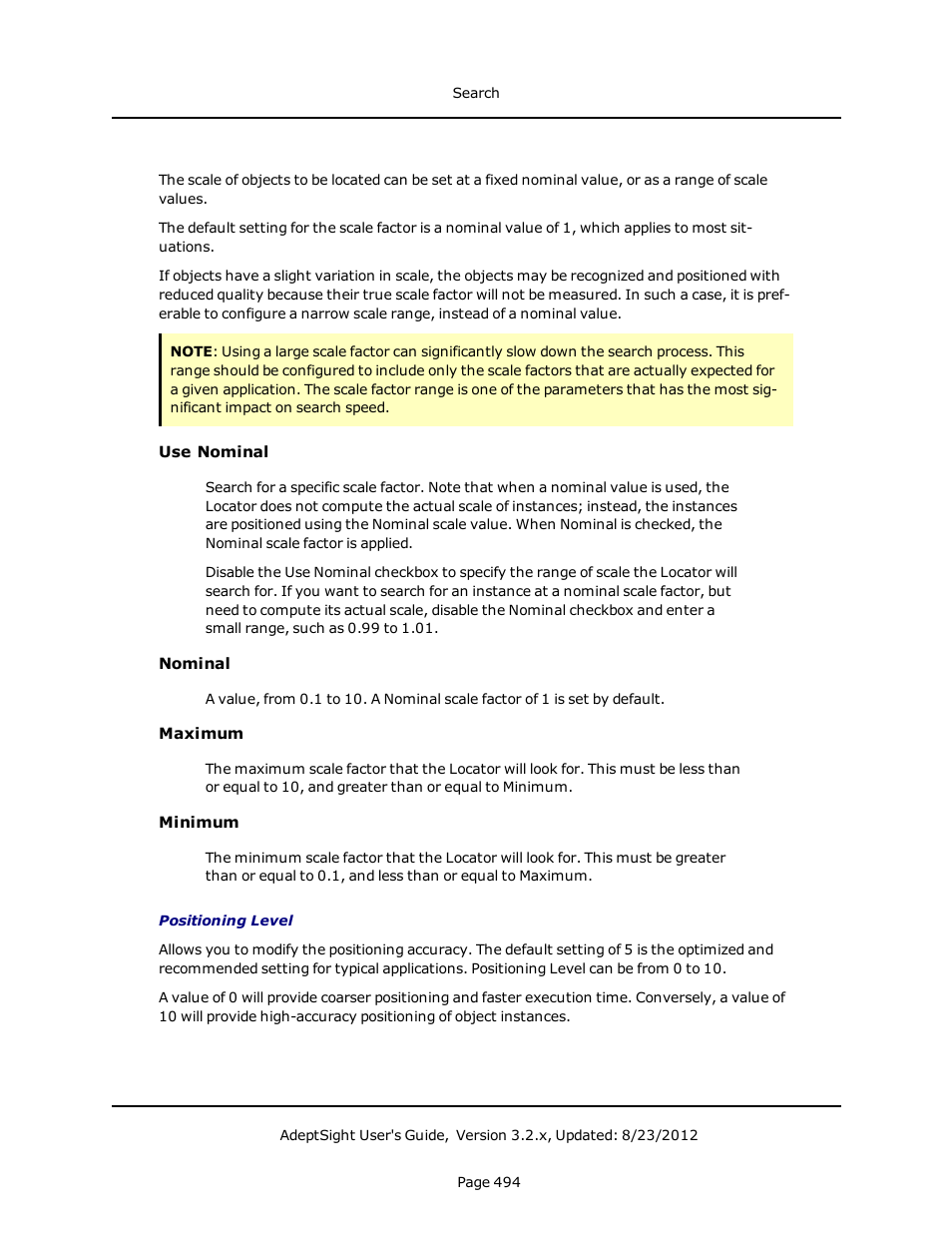 Adept AdeptSight User Guide User Manual | Page 494 / 646