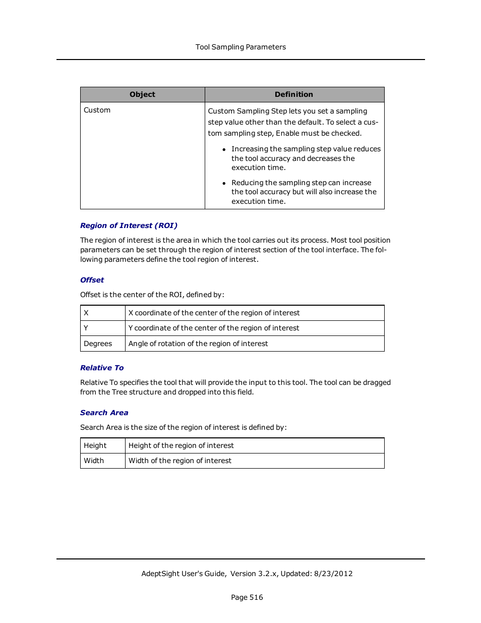 Adept AdeptSight User Guide User Manual | Page 516 / 646