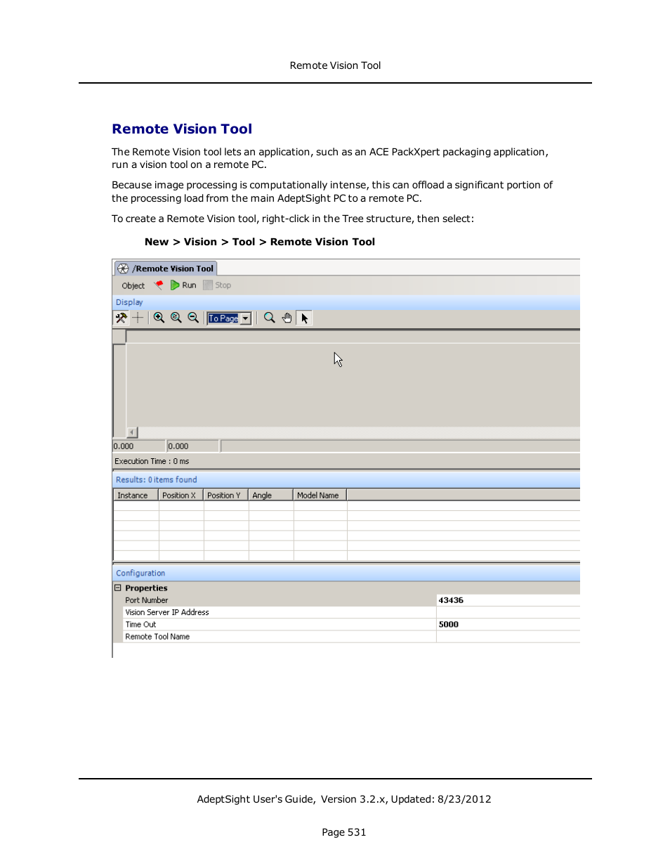 Remote vision tool | Adept AdeptSight User Guide User Manual | Page 531 / 646