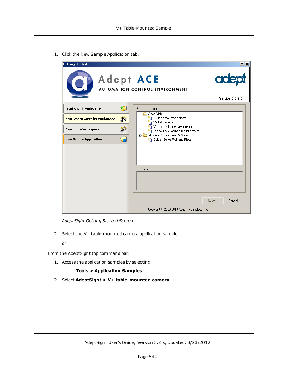 Adept AdeptSight User Guide User Manual | Page 544 / 646