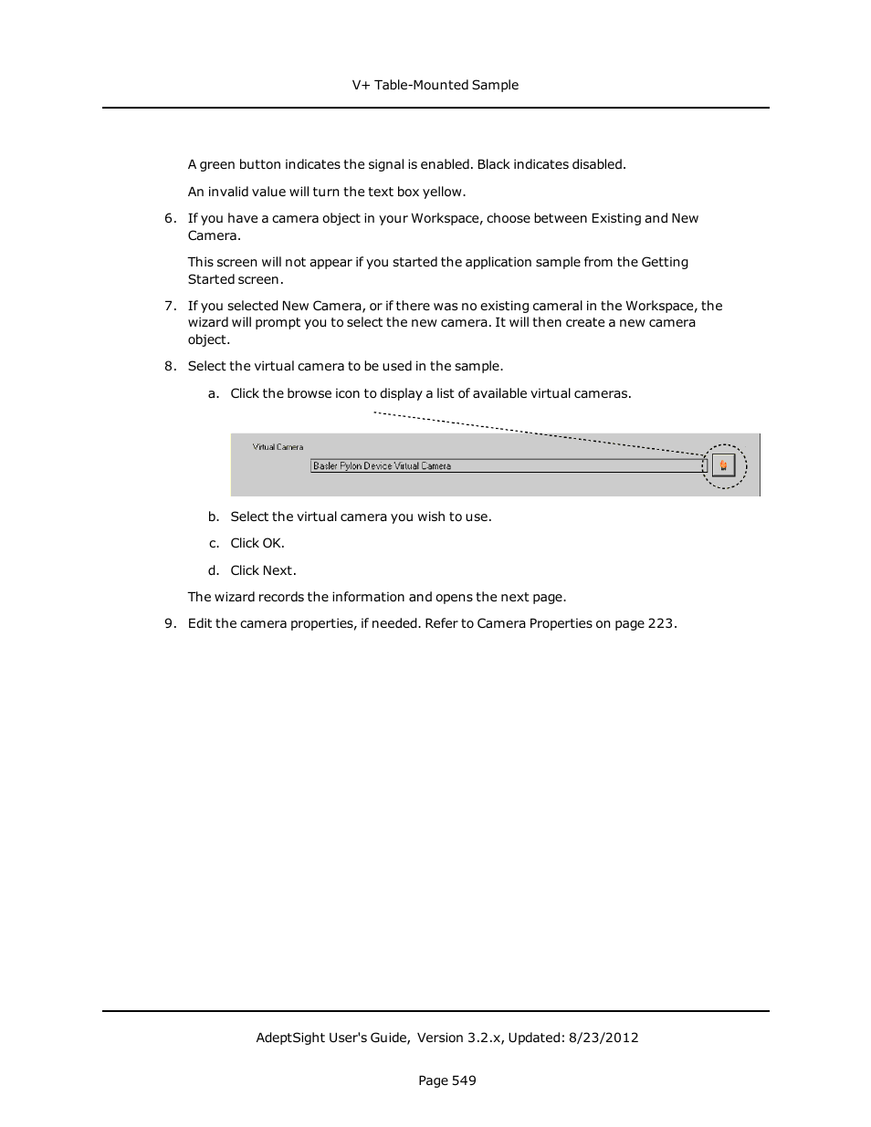 Adept AdeptSight User Guide User Manual | Page 549 / 646