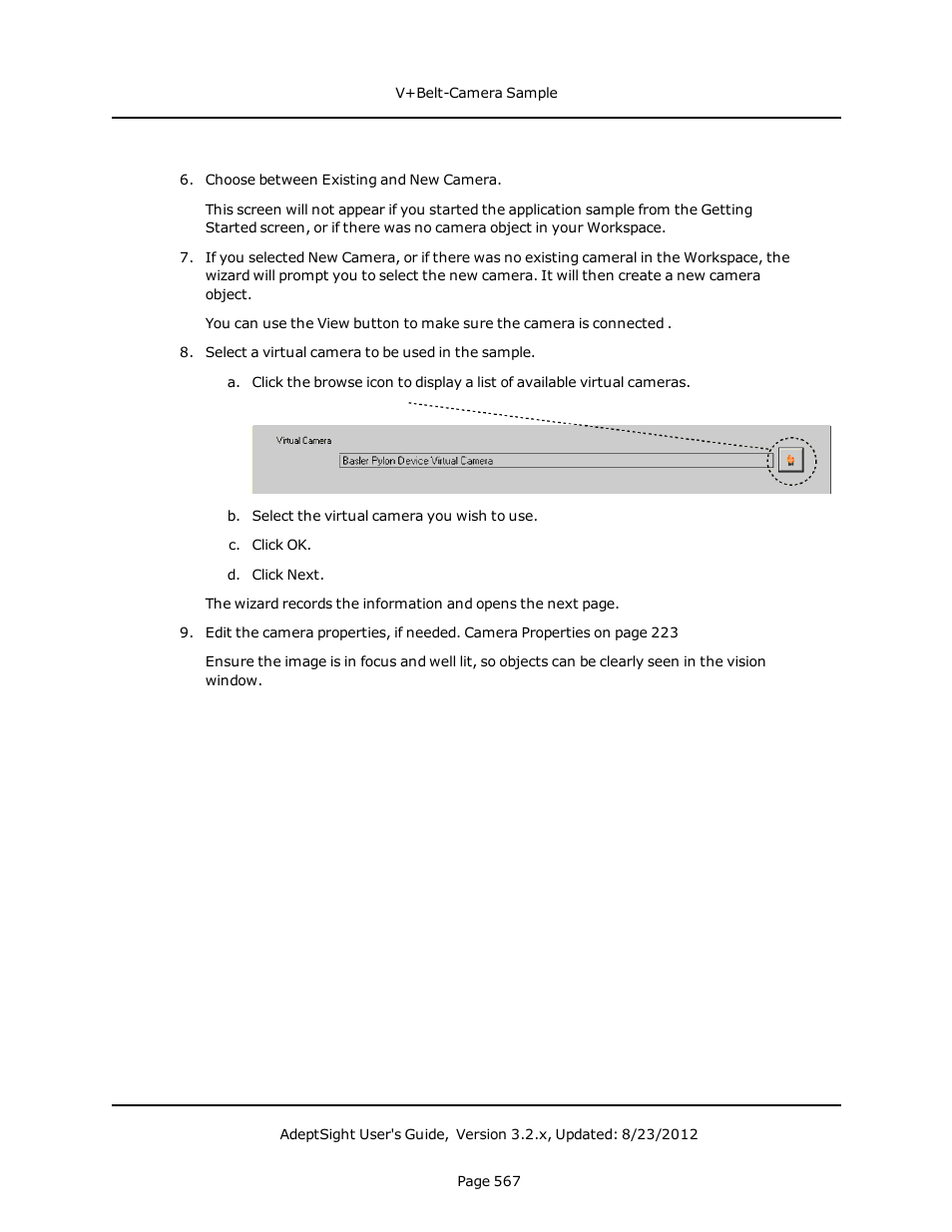 Adept AdeptSight User Guide User Manual | Page 567 / 646