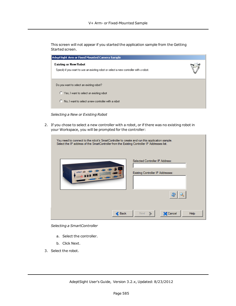 Adept AdeptSight User Guide User Manual | Page 585 / 646