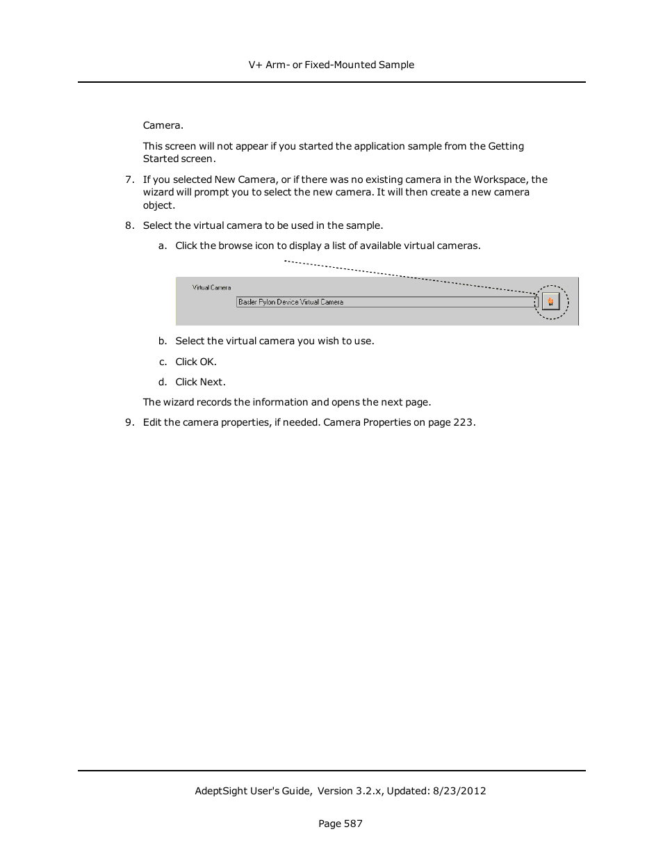 Adept AdeptSight User Guide User Manual | Page 587 / 646