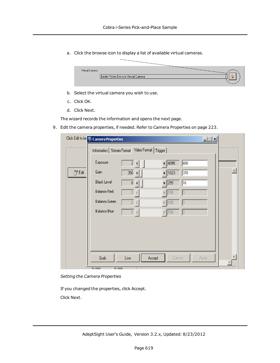 Adept AdeptSight User Guide User Manual | Page 619 / 646