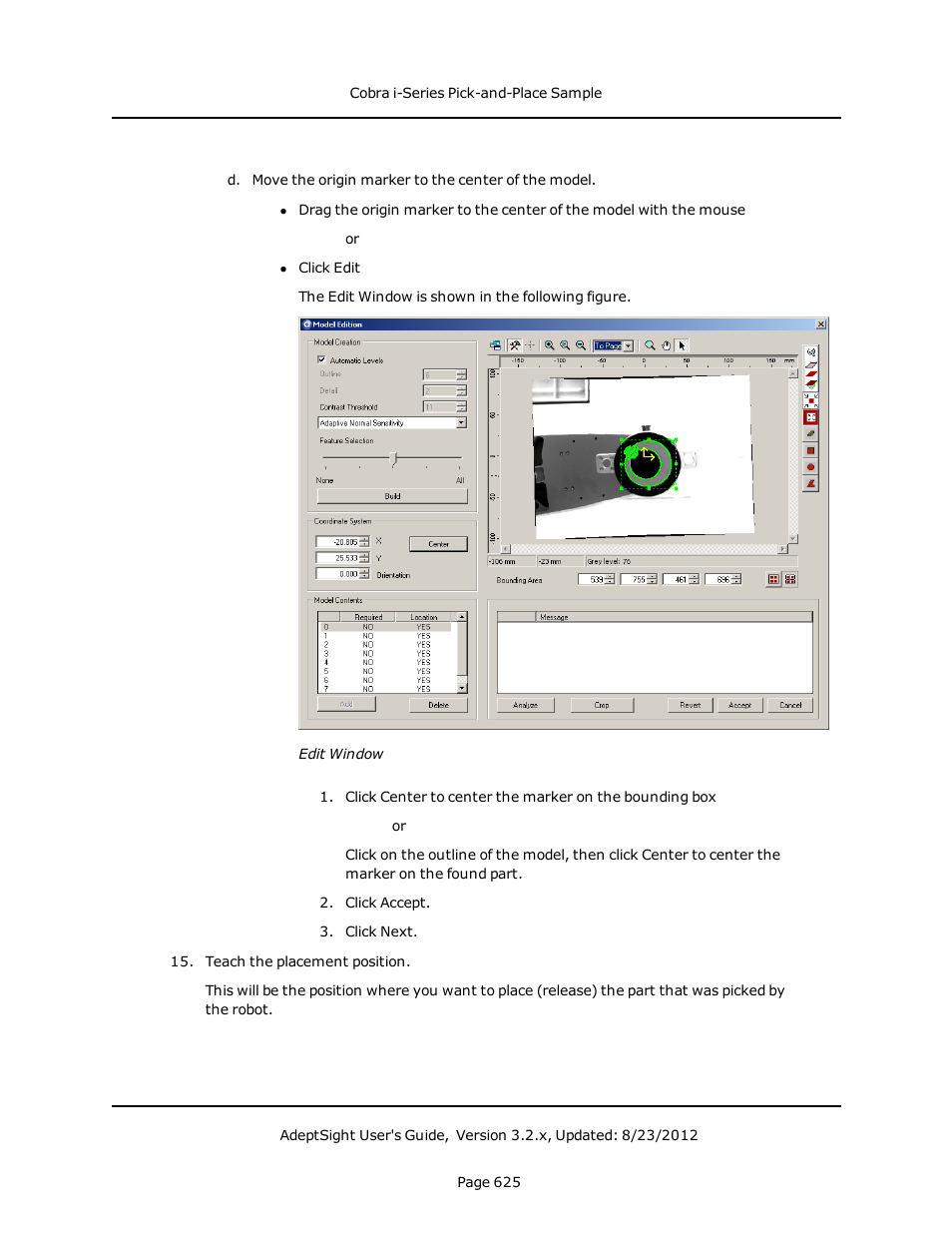 Adept AdeptSight User Guide User Manual | Page 625 / 646