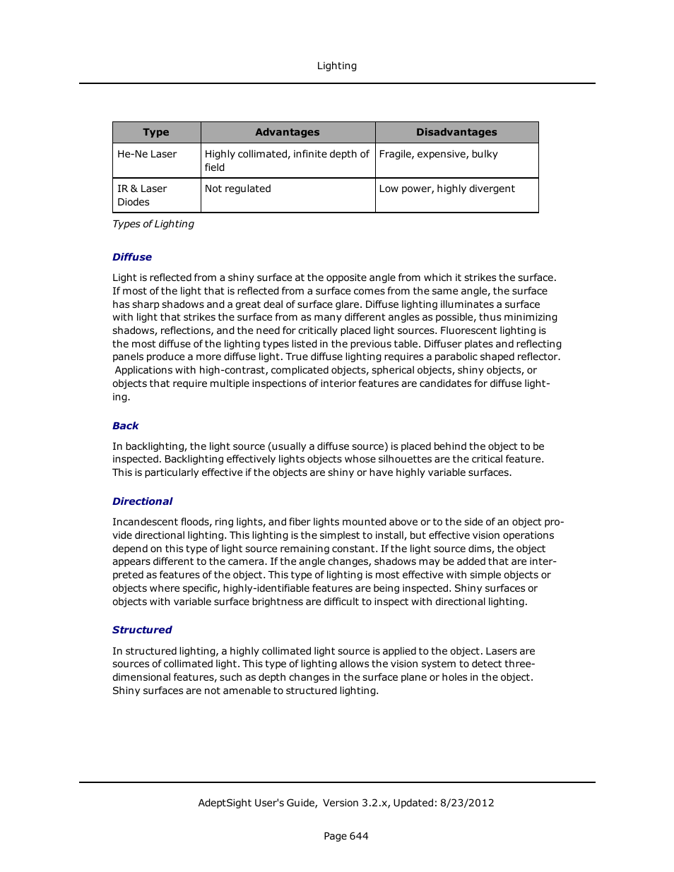 Adept AdeptSight User Guide User Manual | Page 644 / 646