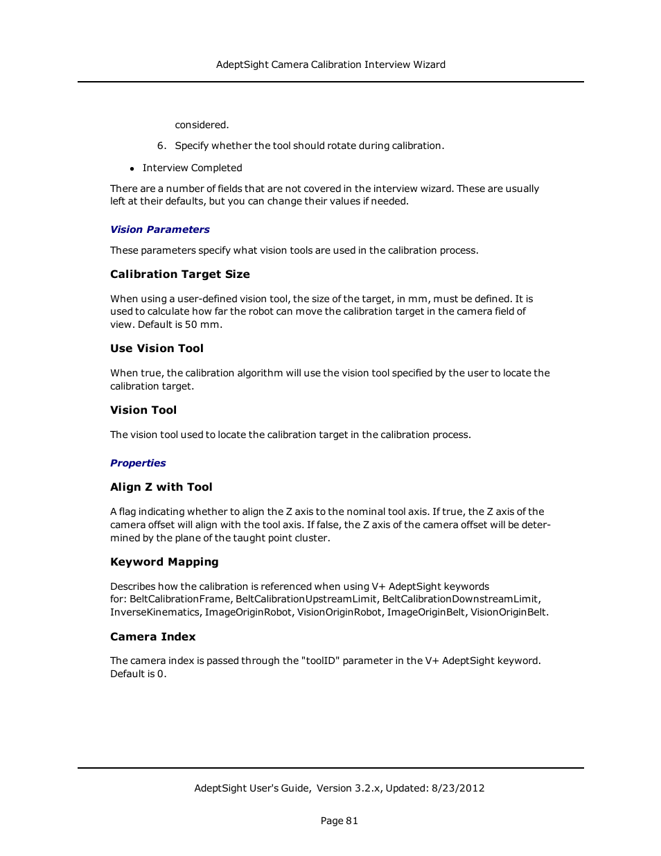 Adept AdeptSight User Guide User Manual | Page 81 / 646