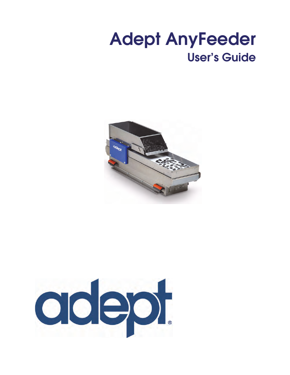 Adept AnyFeeder User Manual | 68 pages