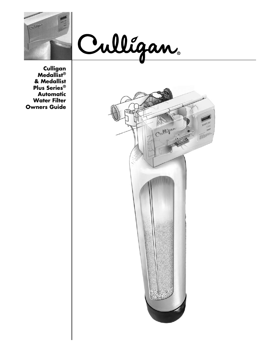 Culligan Medallist Plus Series User Manual | 21 pages