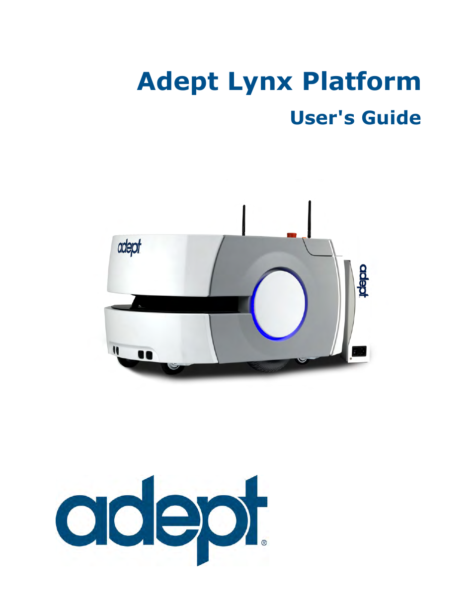 Adept Lynx Platform User Manual | 116 pages