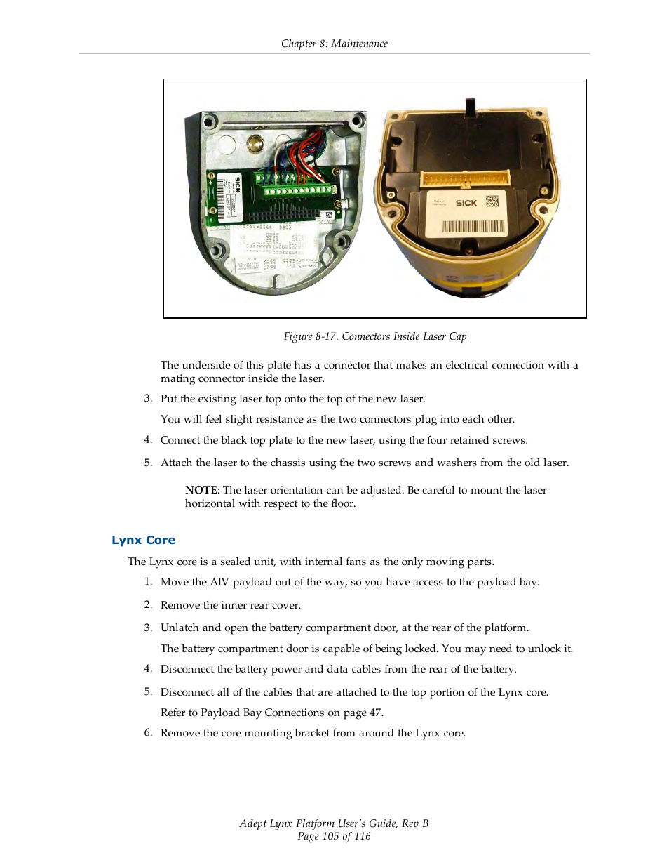 Lynx core | Adept Lynx Platform User Manual | Page 105 / 116