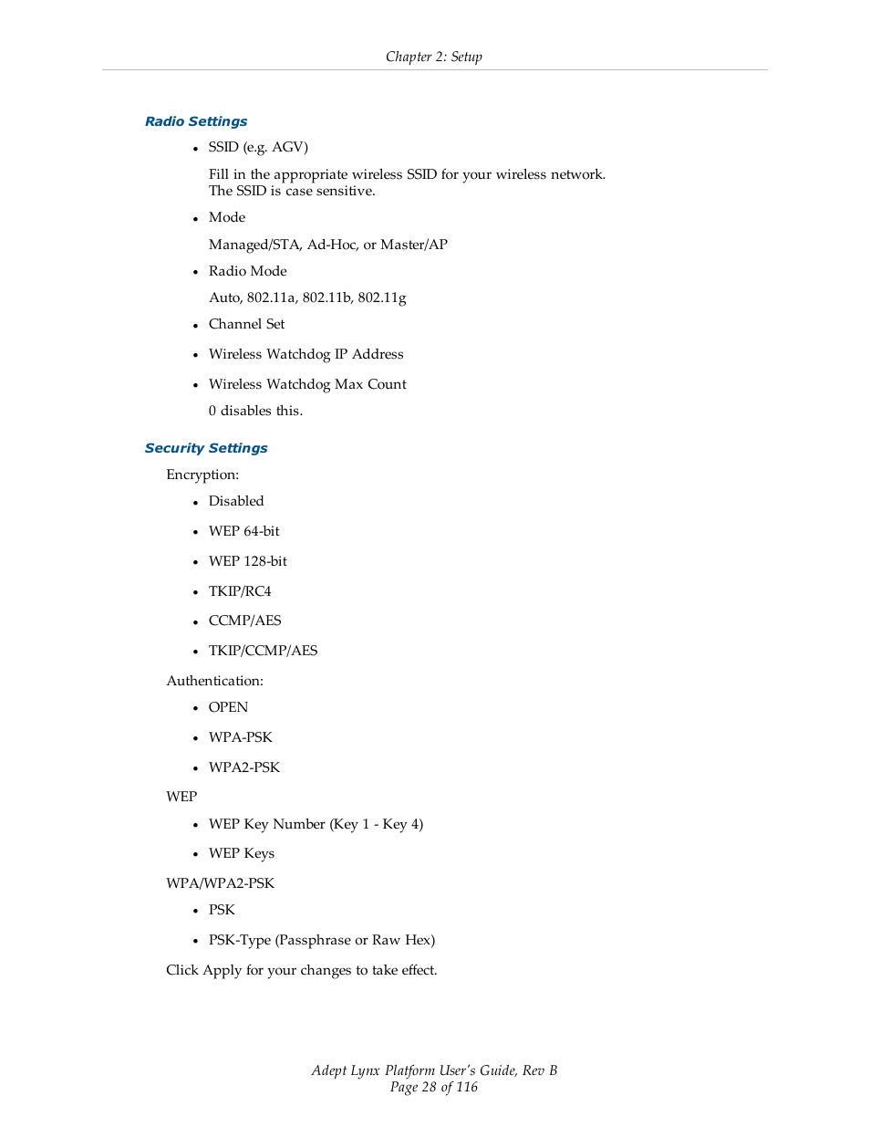 Adept Lynx Platform User Manual | Page 28 / 116