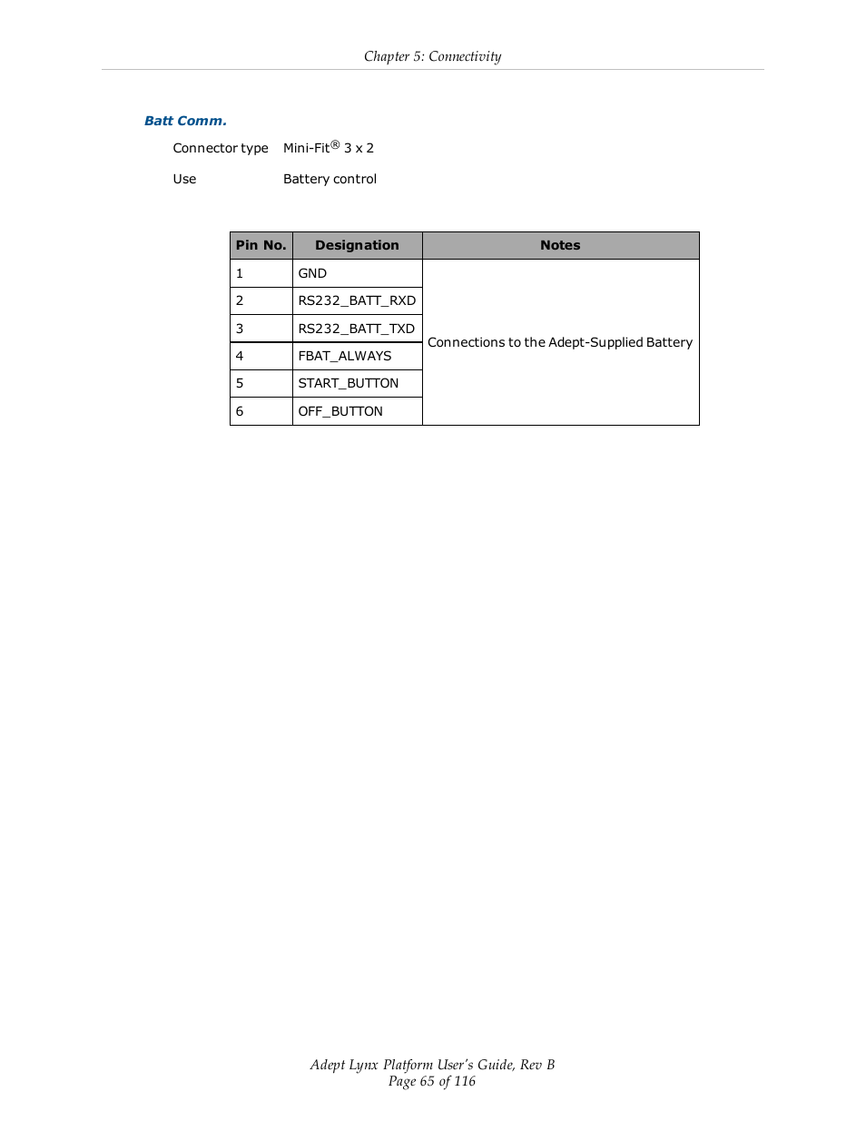 Adept Lynx Platform User Manual | Page 65 / 116