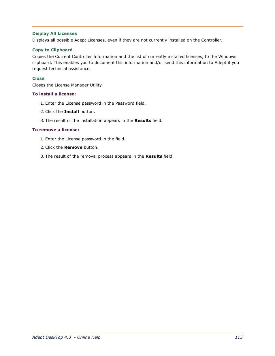 Adept DeskTop 4.3 User Manual | Page 115 / 166