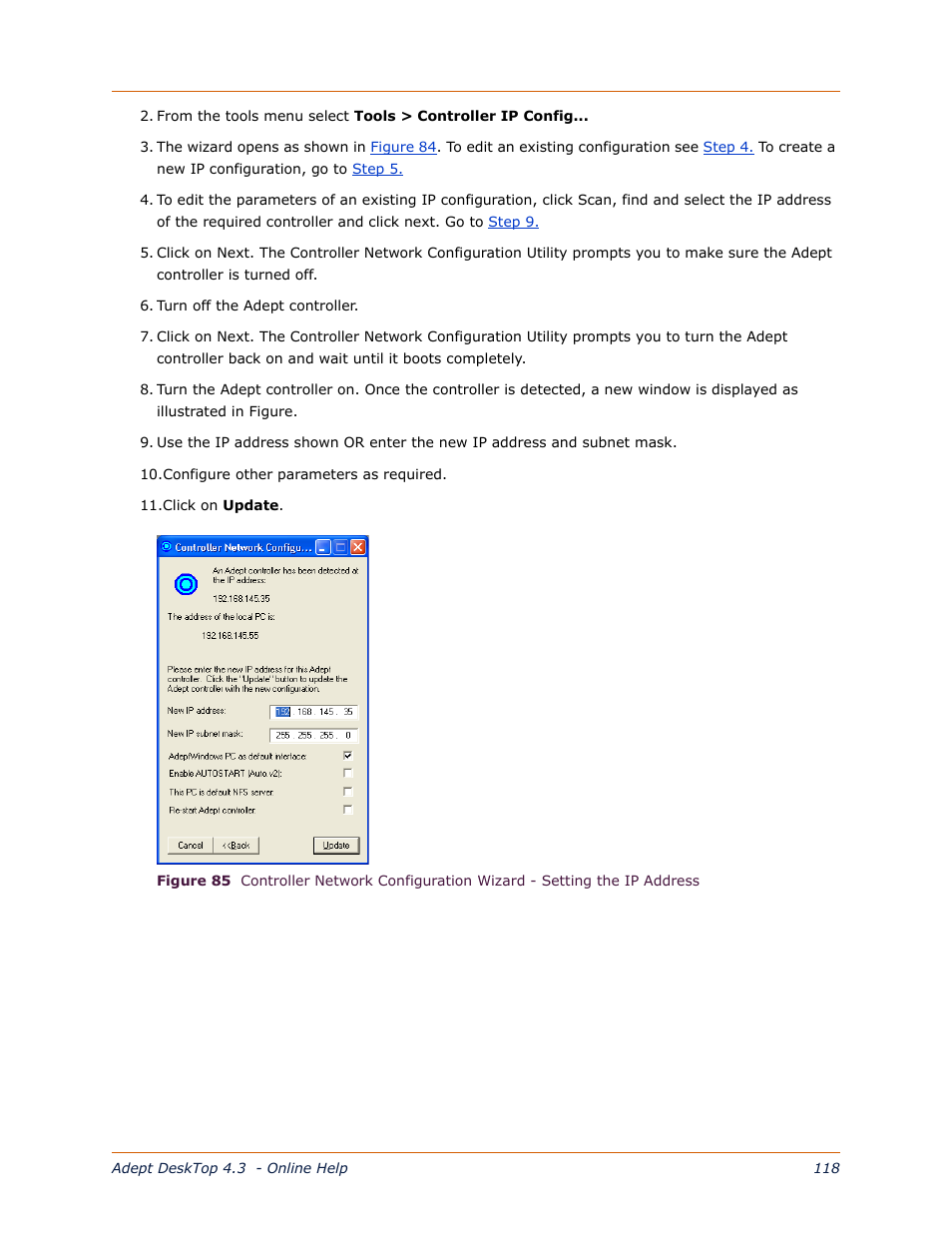 Adept DeskTop 4.3 User Manual | Page 118 / 166