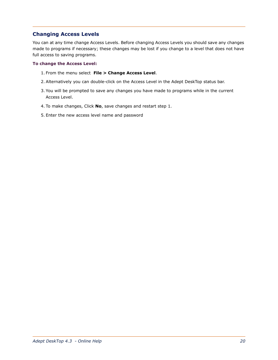 Adept DeskTop 4.3 User Manual | Page 13 / 166
